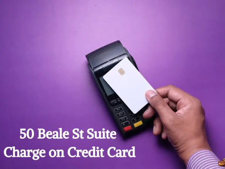 50 Beale St Suite Charge on Credit Card