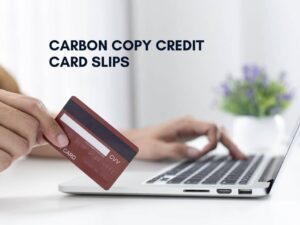 Carbon Copy Credit Card Slips